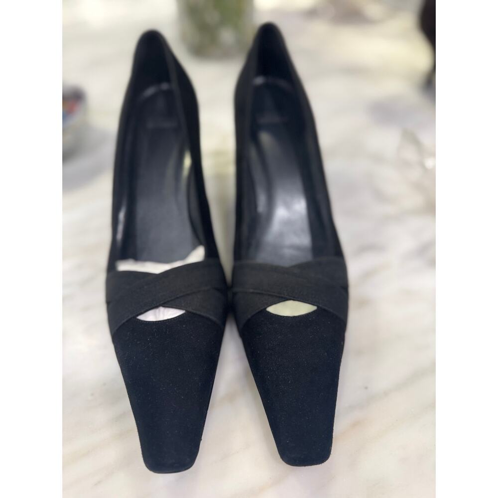 NWOT Stuart Weitzman Black Suede High Heels size 12N